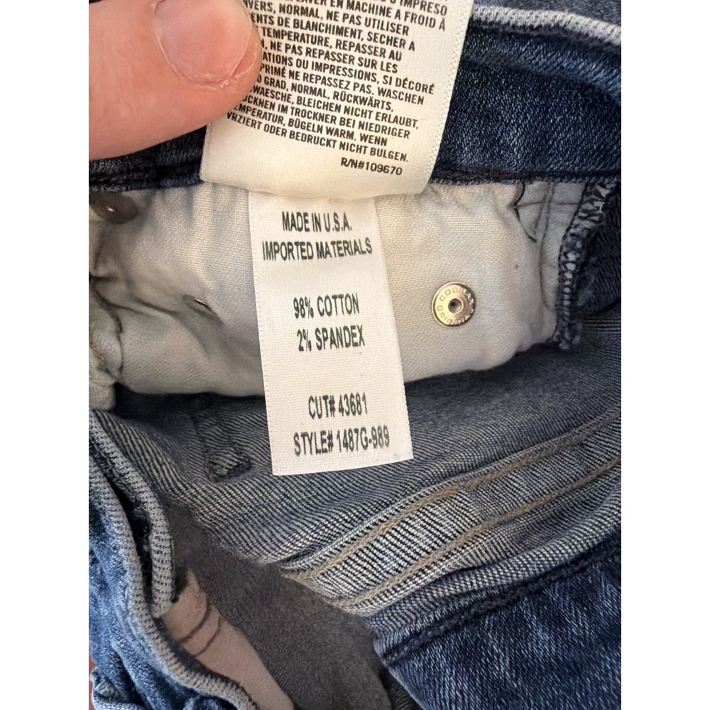 Citizens Of Humanity Women's Size 28x25 Rocket‎ Crop High Rise Skinny Jeans Blue - Picture 4 of 15